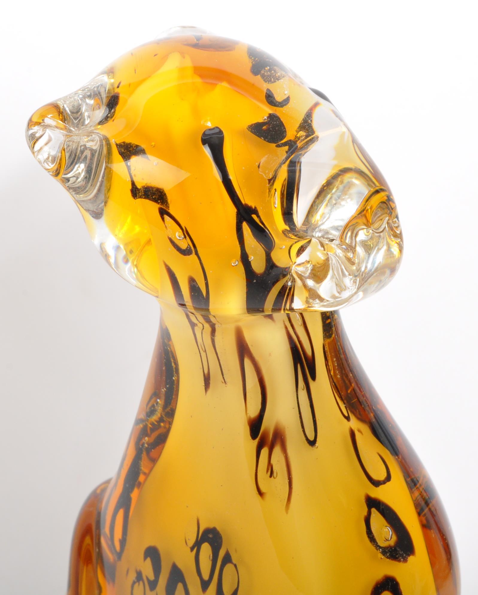 VINTAGE MID 20TH CENTURY ANIMAL FORM STUDIO ART GLASS - Image 4 of 7