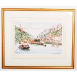 FRANK WINSTON SHIPSIDES - BRISTOL SAVAGES - SIGNED PRINT