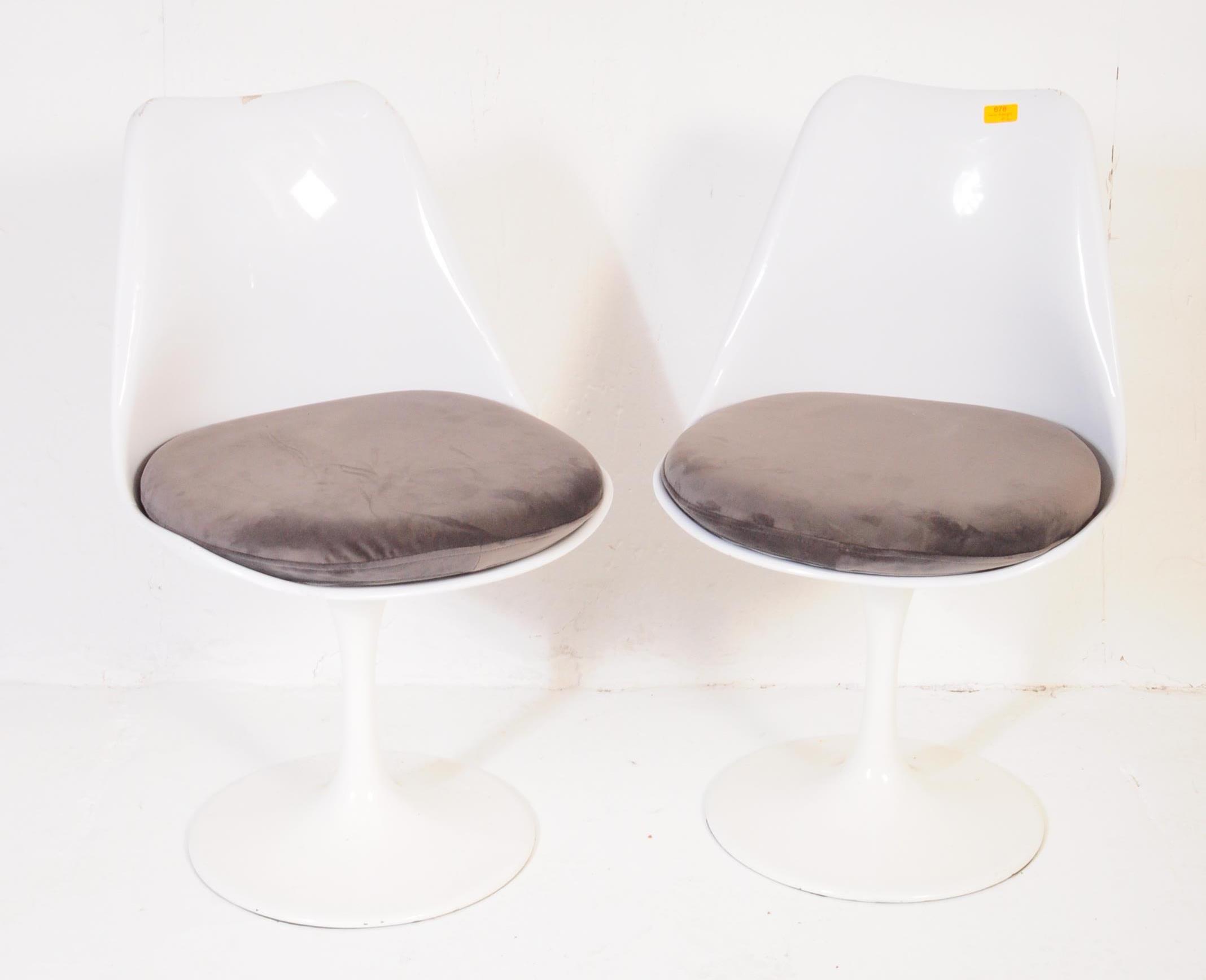 PAIR OF RETRO VINTAGE MID 20TH CENTURY TULIP CHAIRS - Image 2 of 4