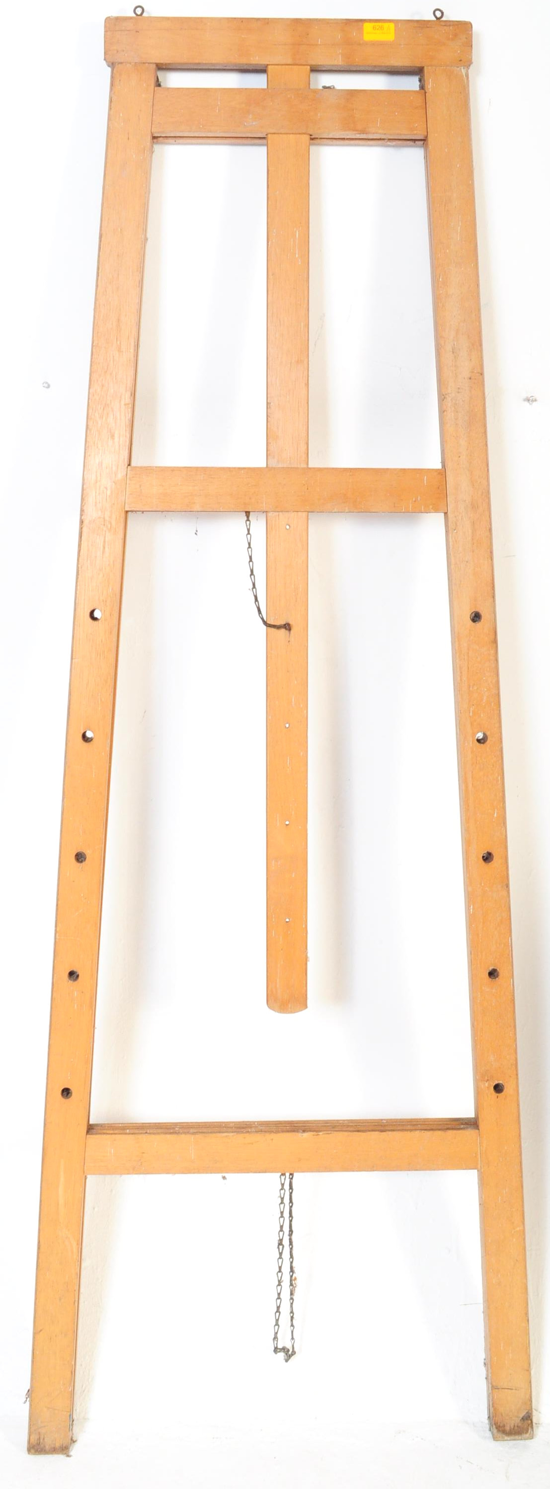 A LARGE VINTAGE RETRO 1970'S BEECH WOOD ARTIST EASEL - Image 5 of 5