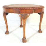 1930'S QUEEN ANNE REVIVAL WALNUT COFFEE OCCASIONAL TABLE