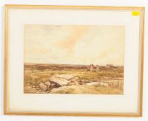 A 19TH CENTURY EM WIMPERIS ORIGINAL LANDSCAPE WATERCOLOUR