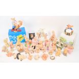 DAVID CORBRIDGE - PIGGIN' AND FRIENDS - COLLECTION OF FIGURINES