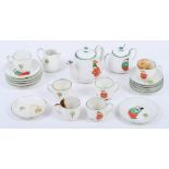 EARLY 20TH CENTURY DOLLS HOUSE PART TEA SERVICE