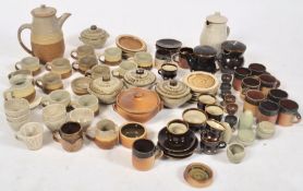 COLLECTION OF 20TH CENTURY STUDIO STONEWARE POTTERY