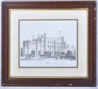 VICTORIAN HAND COLOURED ENGRAVING OF BRISTOL TEMPLE MEADS