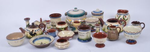 LARGE COLLECTION OF RETRO MIDCENTURY TORQUAY POTTERY