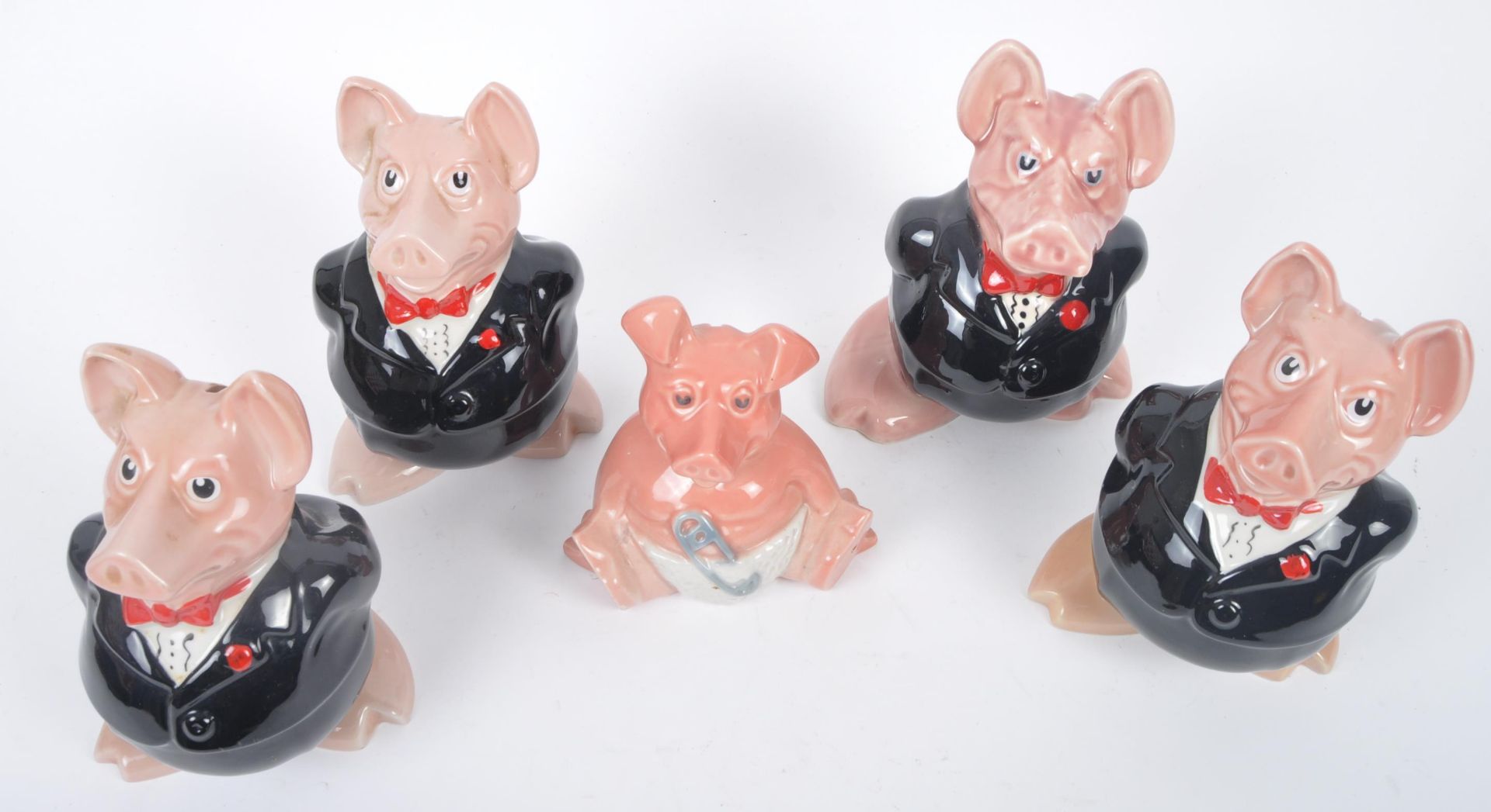 WADE - NATWEST - FIVE 1980S CERAMIC MONEY BOX PIGGY BANKS - Image 5 of 6