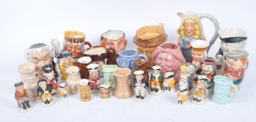 TOBY JUGS - COLLECTION OF 20TH CENTURY TOBY JUGS