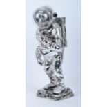 CONTEMPORARY ASTRONAUT CHIMP STATUE / FIGURE