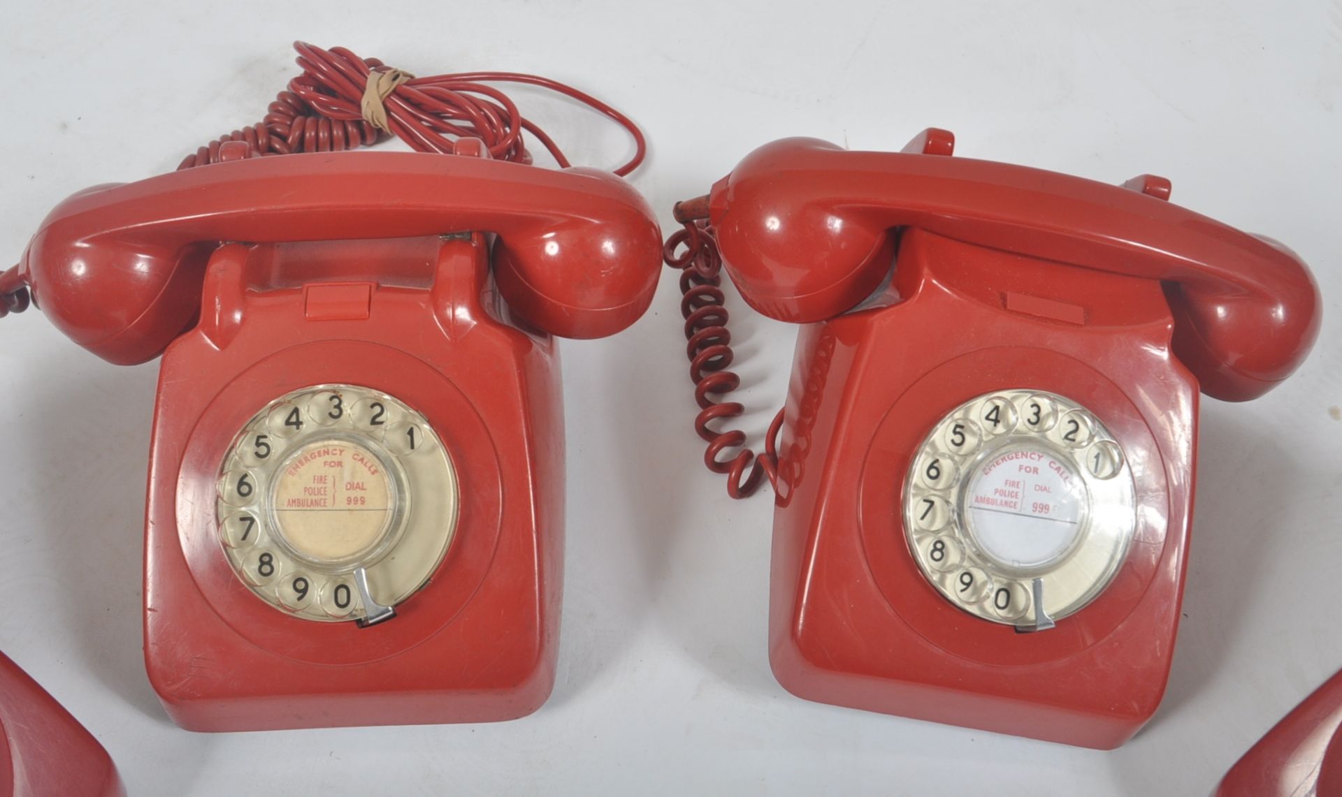 COLLECTION OF FOUR VINTAGE ROTARY DIAL PO TELEPHONES - Image 2 of 4