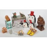 COLLECTION OF LATE 20TH CENTURY WOODLAND FIGURINES