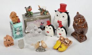 COLLECTION OF LATE 20TH CENTURY WOODLAND FIGURINES