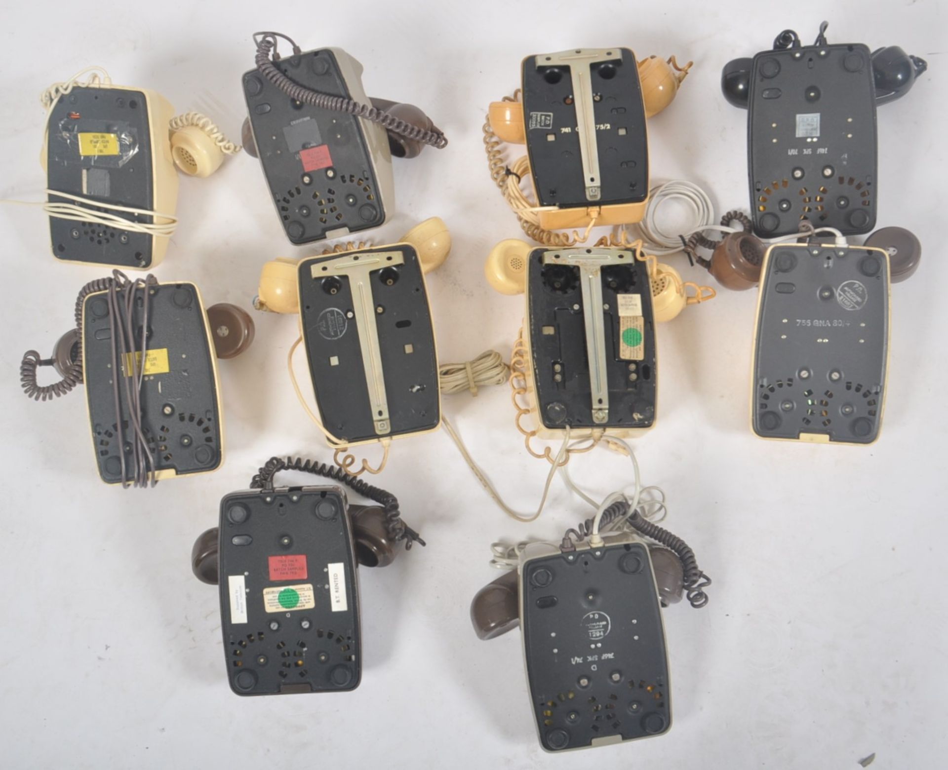 COLLECTION OF TEN VINTAGE 1970S ROTARY DIAL GPO TELEPHONES - Image 3 of 3