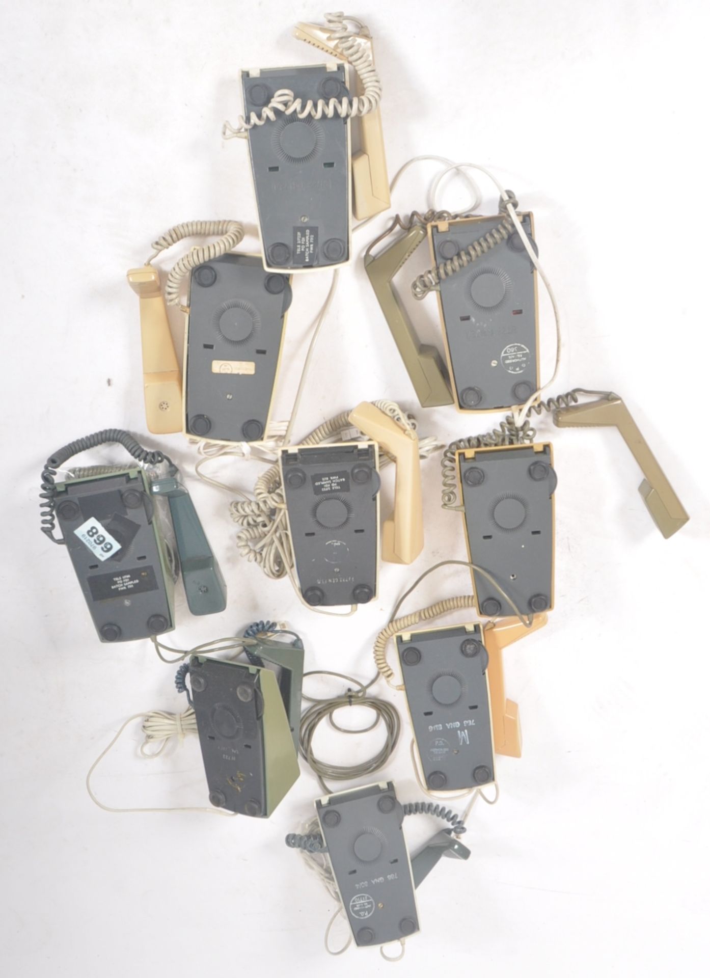 COLLECTION OF NINE VINTAGE 1970S GPO TRIMBONE TELEPHONES - Image 8 of 9