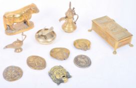 COLLECTION OF VARIOUS EARLY 20TH CENTURY BRASS ITEMS