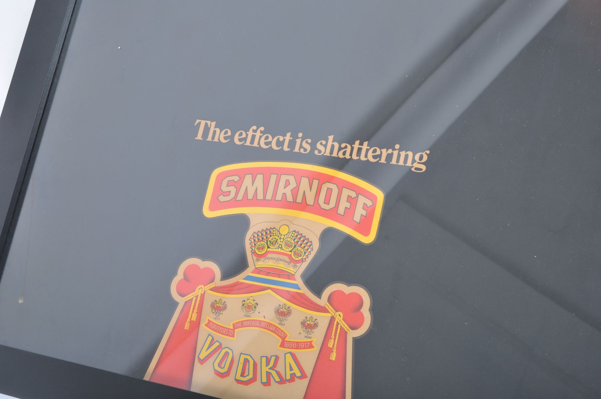 SMIRNOFF VODKA - FRAMED VINTAGE 1970S ADVERTISING POSTER - Image 3 of 7