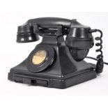 VINTAGE CIRCA 1950S ROTARY DIAL BAKELITE PYRAMID TELEPHONE