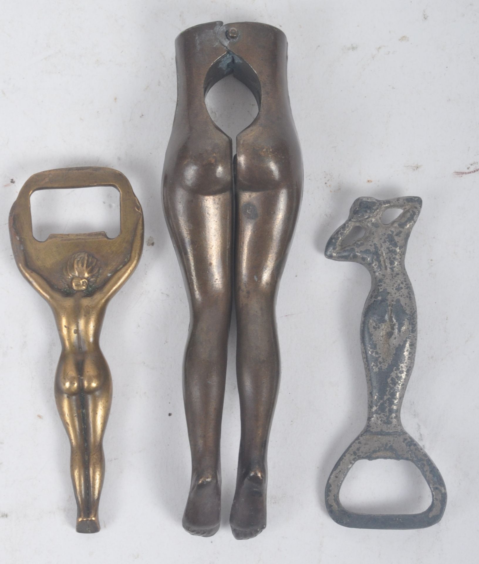 THREE EARLY 20TH CENTURY EROTICA NOVELTY BOTTLE OPENERS - Image 2 of 2