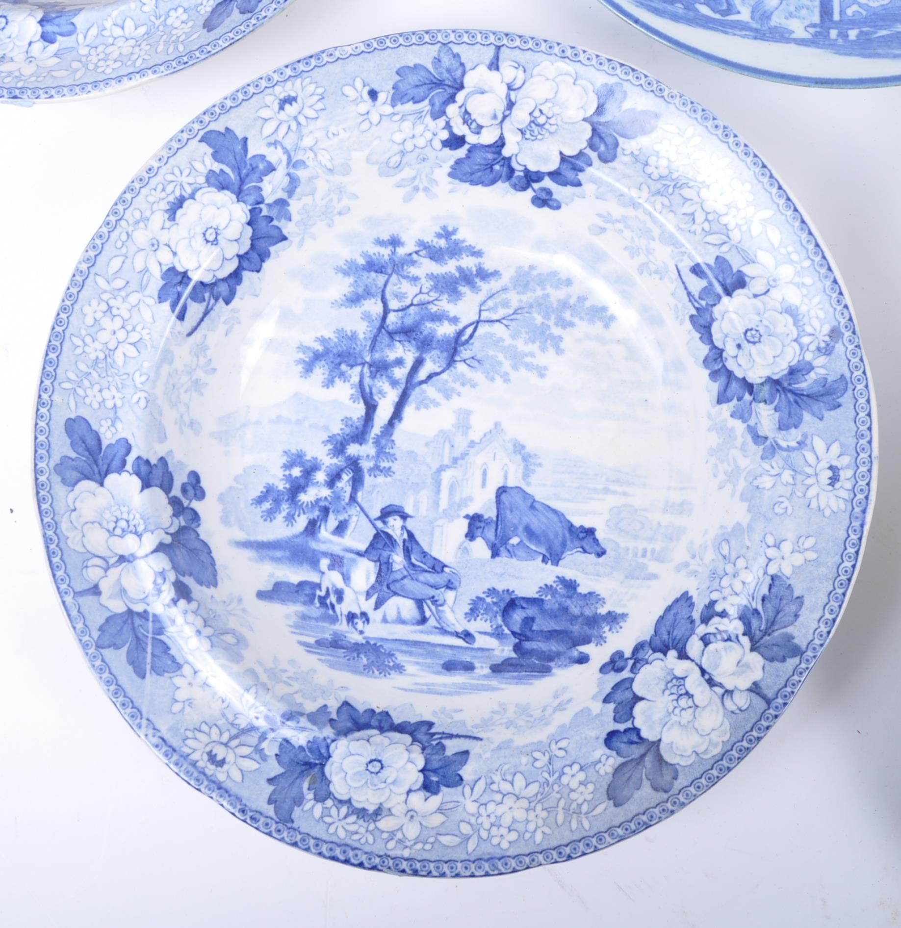 COLLECTION OF 18TH & 19TH CENTURY BLUE AND WHITE CHINA - Image 2 of 13