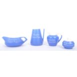 DEVONWARE - VINTAGE MIDCENTURY 'JAMAICA INN' BLUE TEA SET