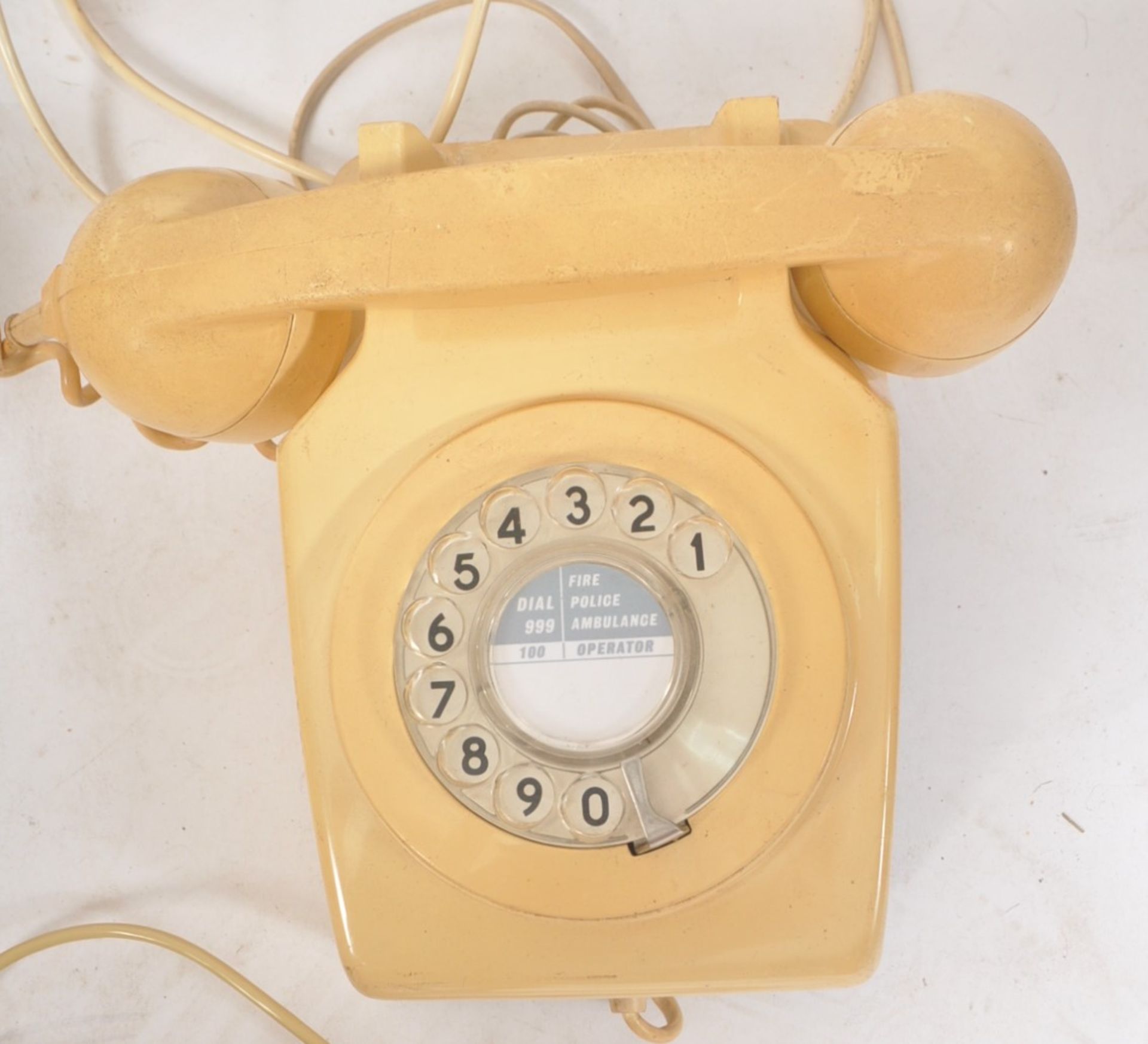 COLLECTION OF EIGHT VINTAGE 1970S ROTARY DIAL GPO TELEPHONES - Image 3 of 6