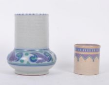 POOLE POTTERY - EARLY 20TH CENTURY POT AND VASE