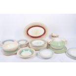 SUSIE COOPER - LARGE QUANTITY OF RETRO DINNER & SERVING PLATES