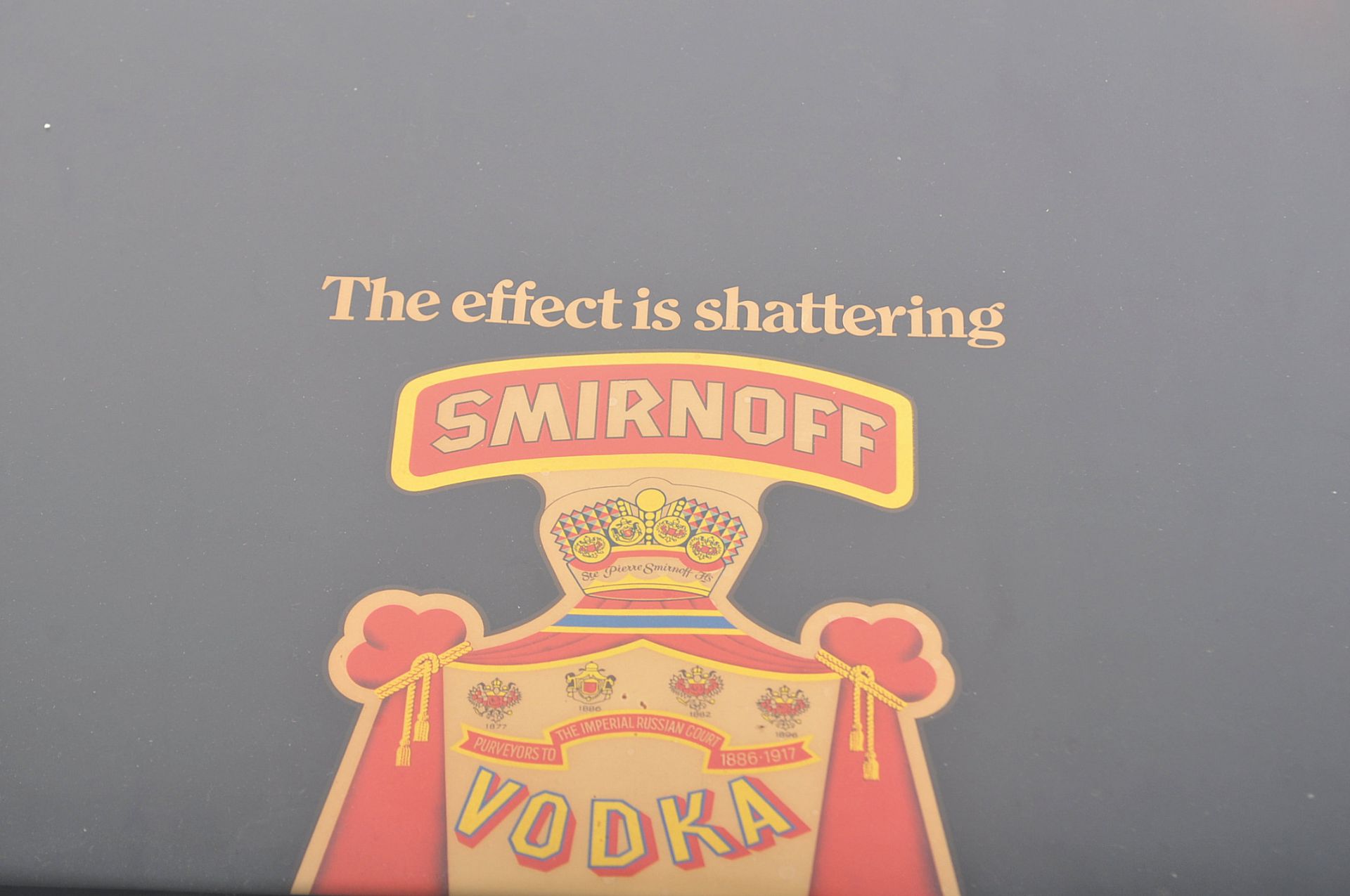 SMIRNOFF VODKA - FRAMED VINTAGE 1970S ADVERTISING POSTER - Image 4 of 7