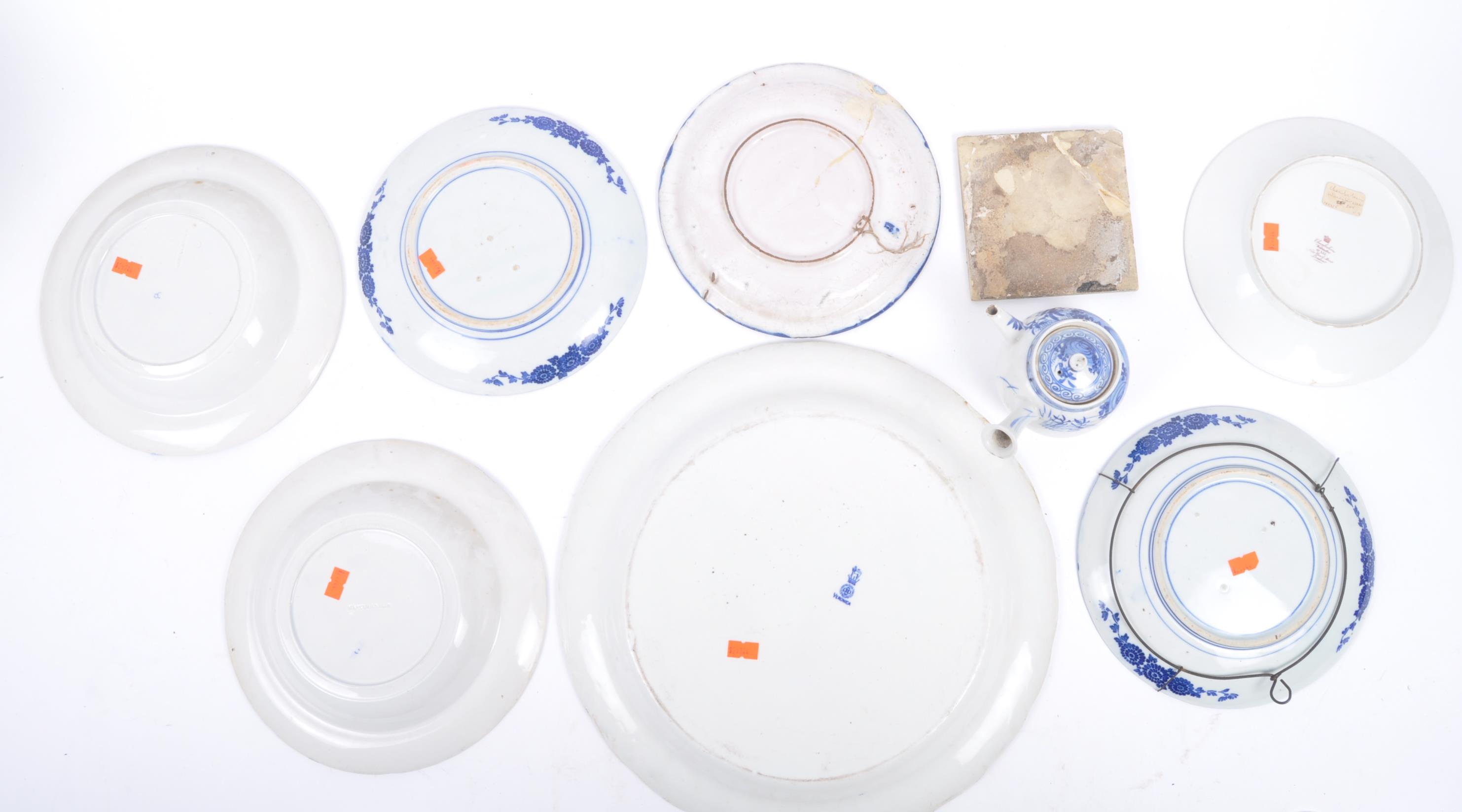 COLLECTION OF 18TH & 19TH CENTURY BLUE AND WHITE CHINA - Image 13 of 13