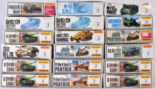 MATCHBOX - MILITARY ARMOURED VEHICLES - 1/72 SCALE MODEL KITS