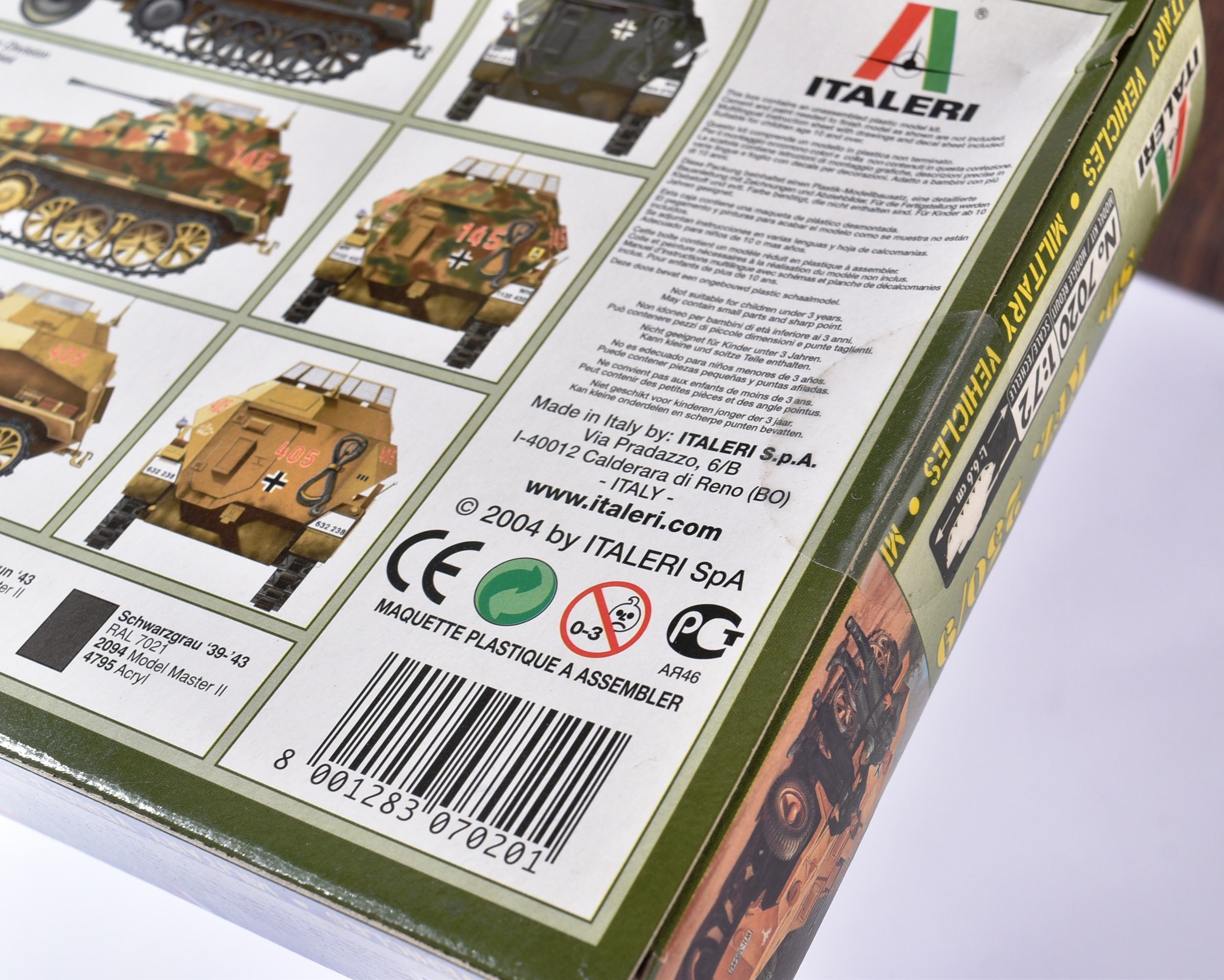 COLLECTION OF ITALIERI MILITARY VEHICLE MODEL KITS 1/72 SCALE - Image 4 of 6