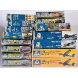 MODEL KITS - COLLECTION OF ITALERI PLASTIC MODEL KITS