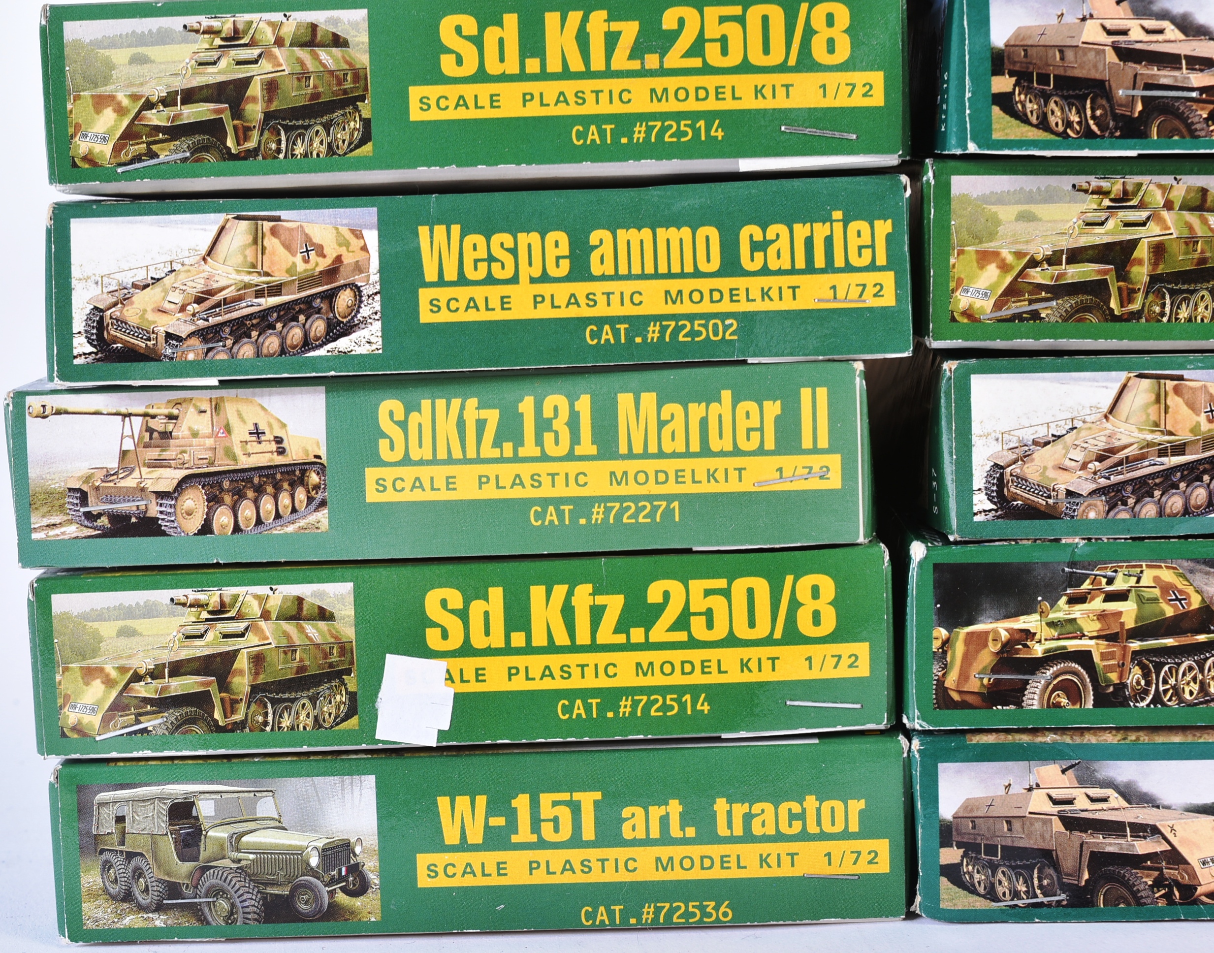 ?? - COLLECTION OF 1:72 SCALE ARMORED VEHICLE MODEL KITS - Image 2 of 7