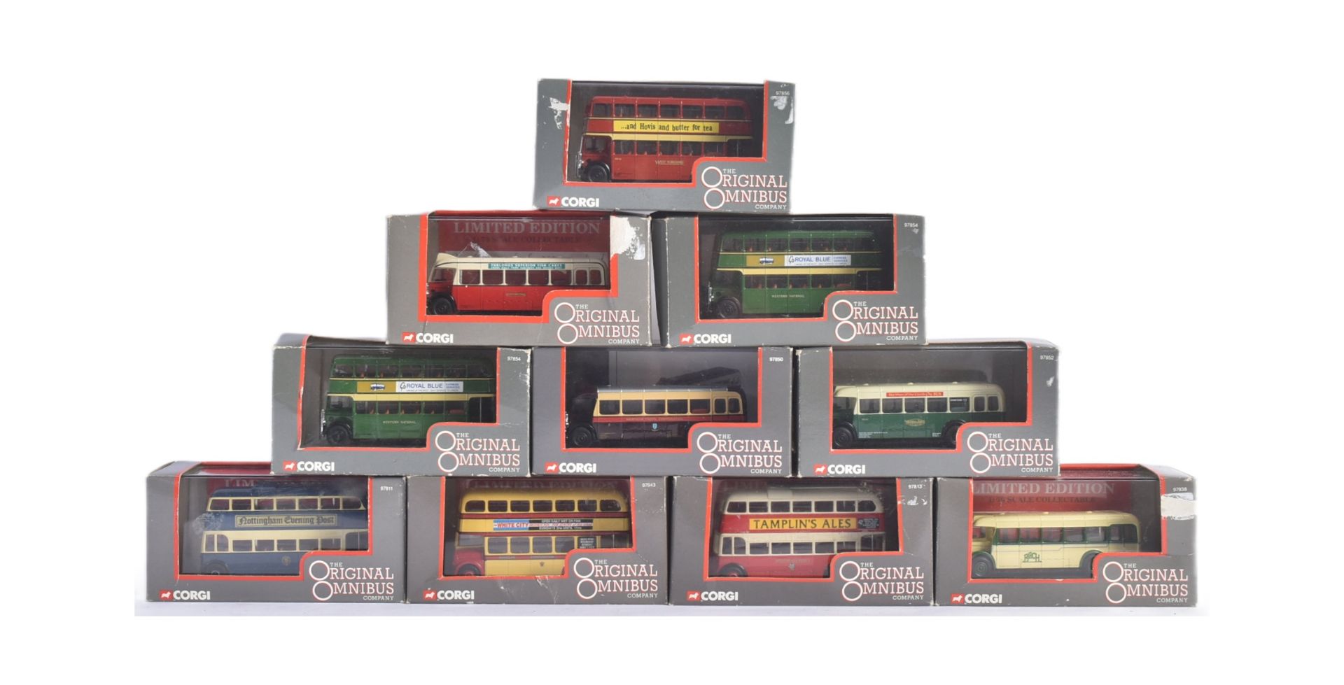 COLLECTION OF CORGI ORIGINAL OMNIBUS DIECAST MODEL BUSES