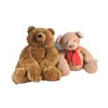 TWO LARGE SOFT TOY TEDDY BEARS