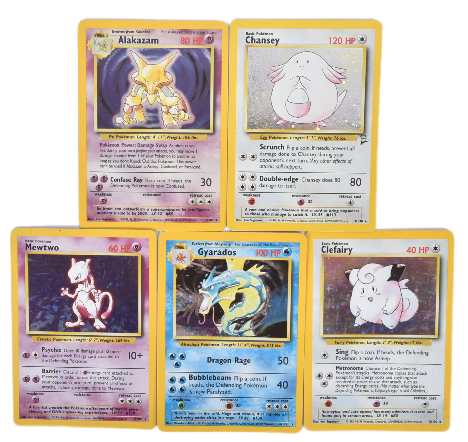 POKEMON - A COLLECTION OF WOTC BASE SET CARDS