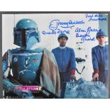 STAR WARS - EMPIRE STRIKES BACK - BOBA FETT MULTI-SIGNED OFFICIAL PIX