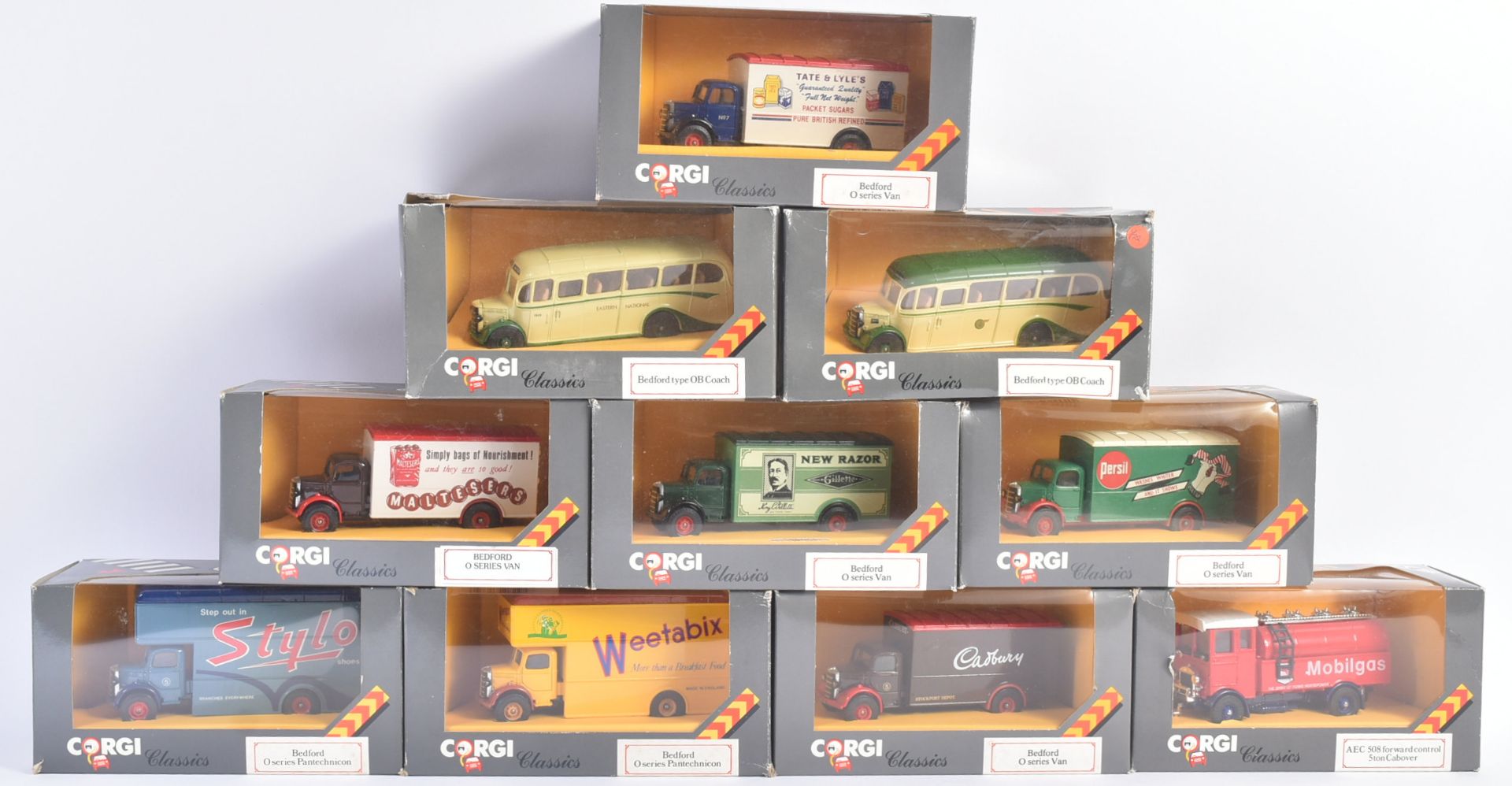 COLLECTION OF VINTAGE CORGI CLASSICS DIECAST MODELS