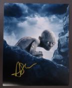 LORD OF THE RINGS - ANDY SERKIS (GOLLUM) - SIGNED 8X10" - AFTAL