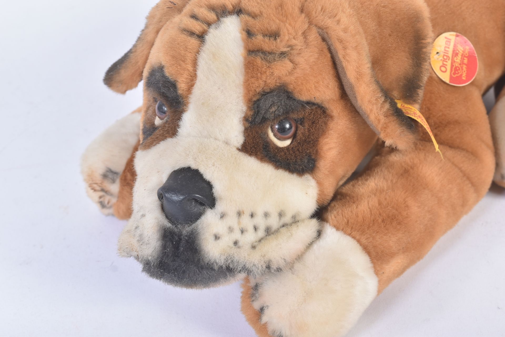 GERMAN STEIFF SOFT TOY TEDDY BEAR KNOPF IM OHR SAINT BERNARD - Bild 2 aus 5