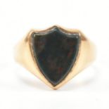 VICTORIAN 15CT GOLD & BLOODSTONE SIGNET RING
