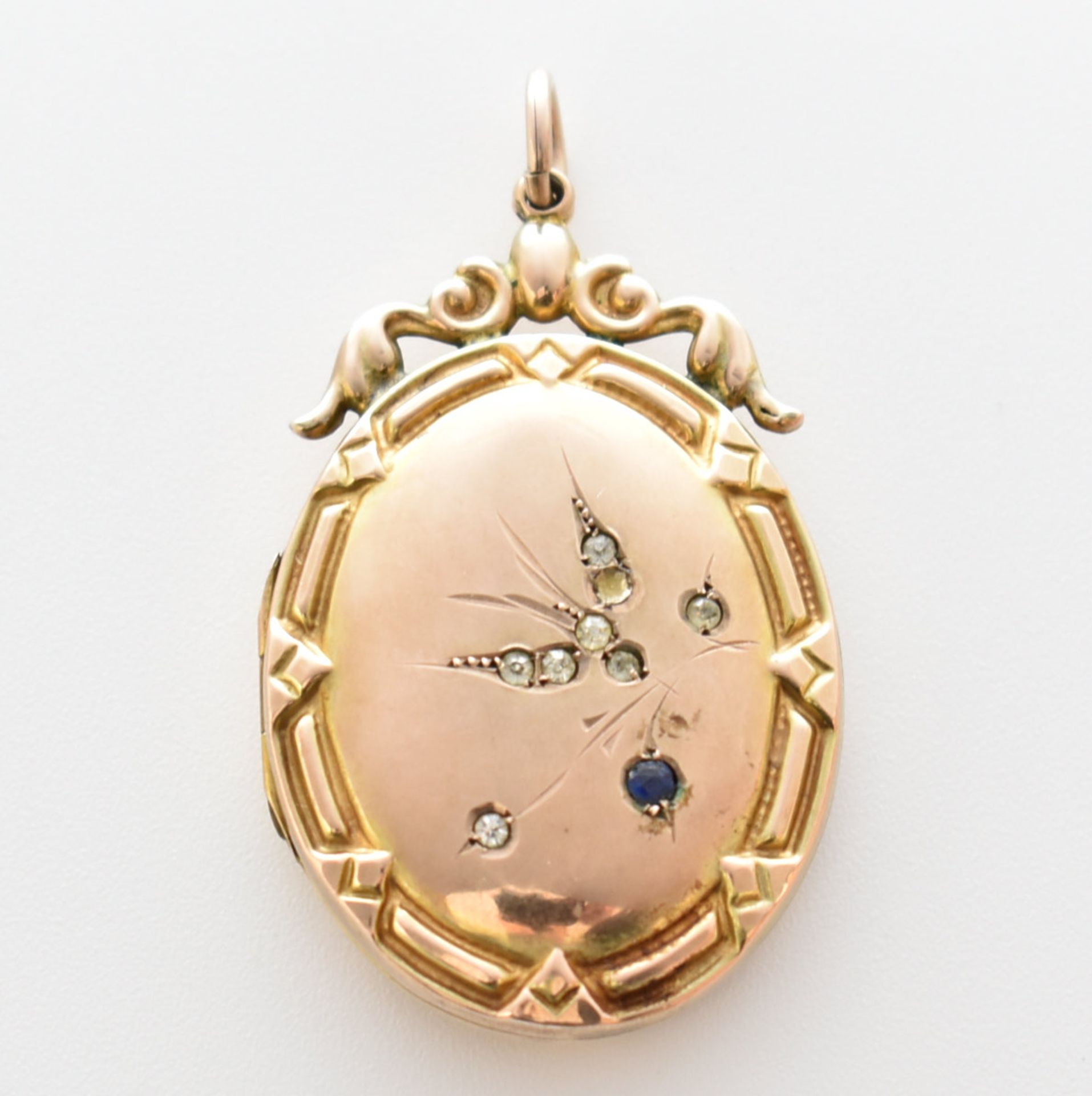 19TH CENTURY VICTORIAN BACK & FRONT LOCKET - Image 2 of 6
