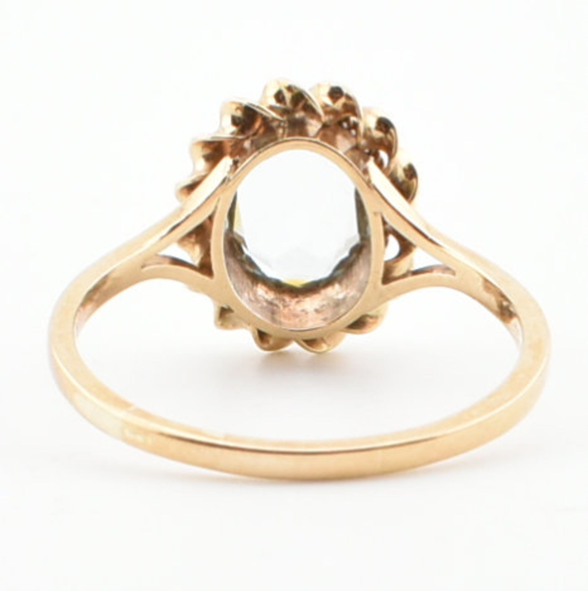 HALLMARKED 9CT GOLD & TOPAZ RING - Image 4 of 9