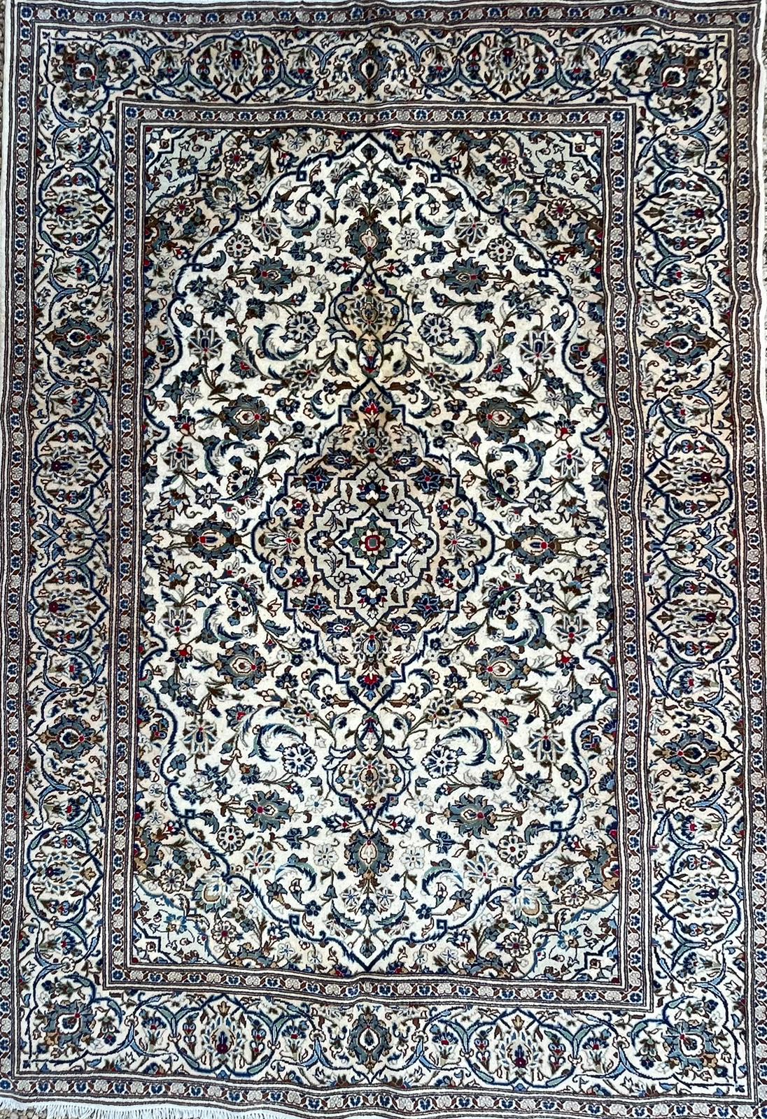 EARLY 20TH CENTURY CENTRAL PERSIAN KASHAN FLOOR CARPET RUG