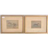 PAIR OF EARLY 20TH CENTURY HORSE RACING PAINTINGS