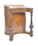 19TH CENTURY VICTORIAN WALNUT DAVENPORT WRITING DESK