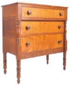 EARLY 19TH CENTURY - AMERICAN BOSTON - MAPLE CHEST OF DRAWERS
