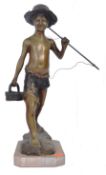 AFTER GIOVANNI DE MARTINO (ITALY) - BRONZE SCULPTURE OF BOY