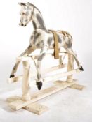 VICTORIAN STYLE MID 20TH CENTURY WOODEN CHILD'S ROCKING HORSE